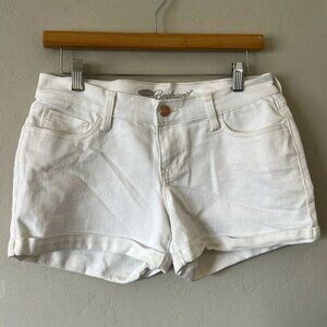 Old Navy White Boyfriend Shorts